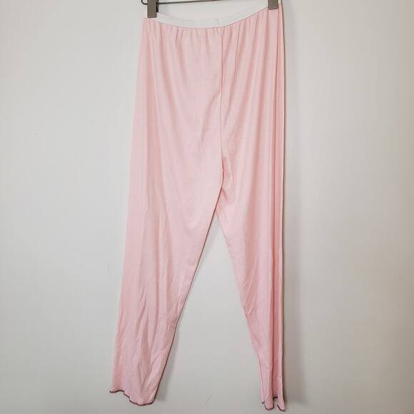 NWOT Lightweight Pajama Set Pants & Long Sleeve Top Pink Size Medium - Picture 7 of 9
